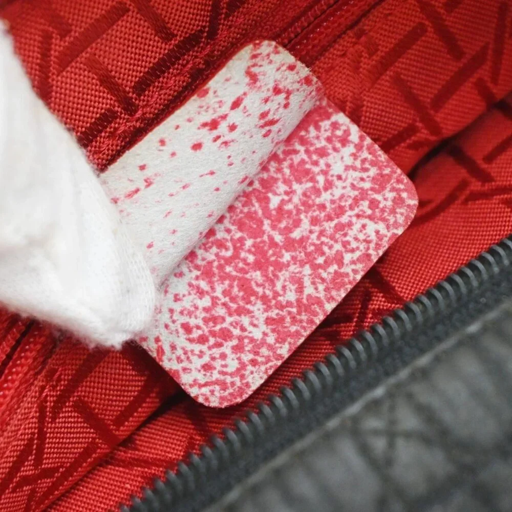 CHRISTIAN DIOR Lady Cannage Tote Hand Bag Nylon Leather Black GHW Italy 84EF789 - Picture 14 of 16